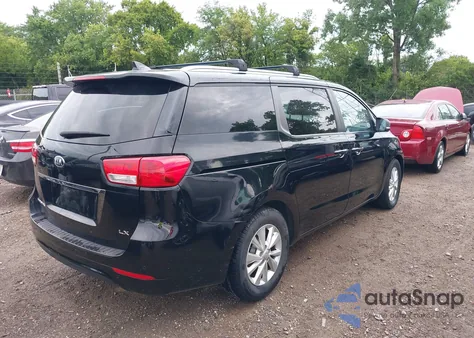 2016 Kia Sedona Lx from USA, damaged, VIN KNDMB5C13G6142234